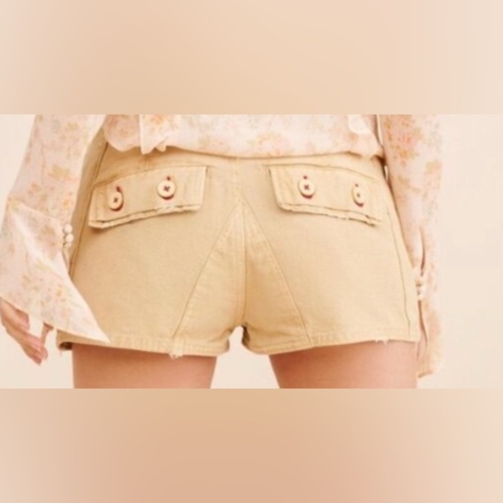 Free People All Yours Micro Shorts. NWOT chamois - Picture 2 of 13